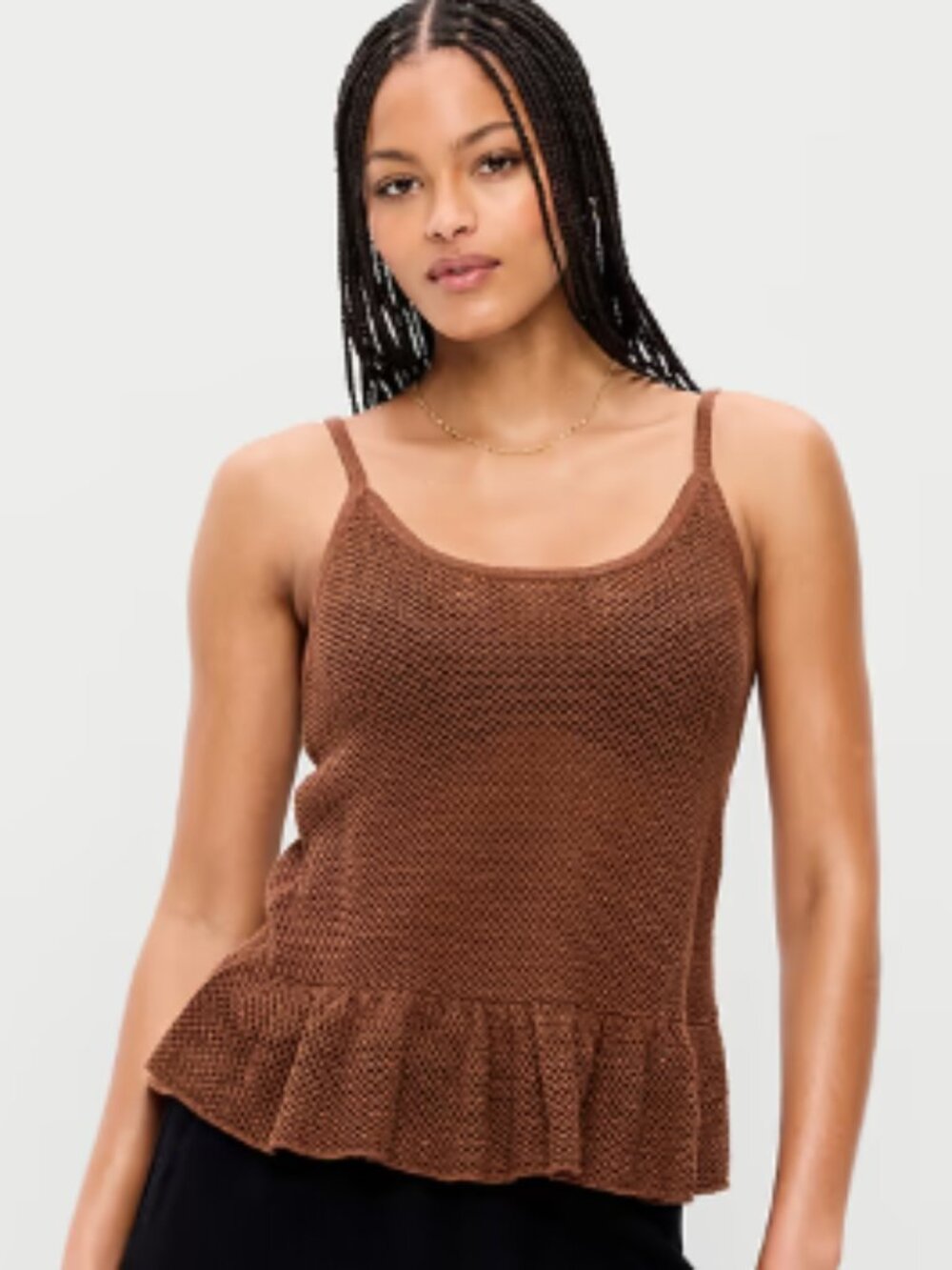 NWT Old Navy metallic knit tank